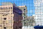 Building Reflection, Glass, Skyscraper, Downtown, Exterior, Outdoors, Outside, CMMV01P12_07