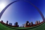 The Gateway Arch, Cityscape, Skyline, Buildings, Skyscraper, Downtown, Outdoors, Outside, Exterior, CMMV01P14_12