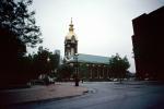 Cathedral of the Immaculate Conception, Christian, golden dome building, landmark, Outdoors, Outside, Exterior
