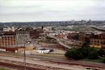 Cityscape, Skyline, Buildings, railroad, Downtown, Outdoors, Outside, Exterior