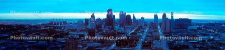 Cityscape, Skyline, Buildings, Skyscraper, Downtown, Streets, Roads, Morning, Outdoors, Outside, Exterior, CMMV02P07_07B