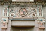 47th Street, Tilework, Tile, bar-relief, crest, shield, ornate, faces, opulant, frieze, CMMV02P09_15.1729