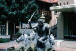 Neptune Fountain, Country Club Plaza, Trident, Poseidon, Horse, Water, Statue, Statuary, Figure, Sculpture, art, artform, 1967, 1960s, Aquatics, CMMV02P12_08