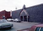 Hudson's Country Store, cars, Barn Motif, landmark building, retro, Coalgate, automobile, vehicles, May 12 1983, 1980s, CMOV01P01_17