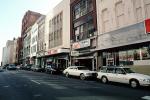 Cars, automobile, vehicles, stores, shops, buildings, 23 October 1993