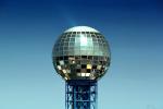 Sunsphere, Gold Globe, Knoxville World's Fair, 1982, Tennessee, The 1982 World's Fair, 1980s, CMTV02P07_07