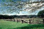 fence, field, Cades Cove