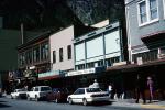 Alaska Peddler Gift Shop, Cars, vehicles, automobiles, June 1991