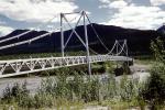 Lower Liard River Bridge, Suspension Bridge, River, Water, Drainage, Alaska Highway, CNAV02P15_03