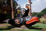Totem Pole, Orca, Eagle, Thunderbird Park, CNAV03P02_15