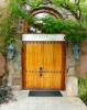 Door, Doorway, entrance, arch, tree, Peju, Napa Valley, CNCD01_037