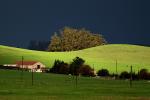 Hills, Building, Shed, trees, Two-Rock, Sonoma County, CNCD02_013