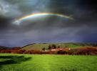 Buildings, Fields, Trees, Rainbow, Two-Rock, Sonoma County, CNCD02_014