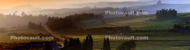 Bloomfield Valley, Sonoma County, Panorama, CNCD02_091