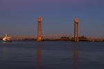 Sacramento River, Rio Vista Bridge, vertical lift bridge, CA highway 12, Rio Vista