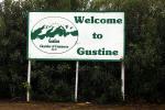 Welcome Sign, Gustine, Merced County, CNCD03_019