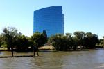 CalSTRS Headquarters, 100 Waterfront Place, River, glass building, Riverfront Park, West Sacramento, CNCD03_095