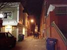 Dark Alley, alleyway, alley, night, nighttime, dark, lights, CNCD04_068