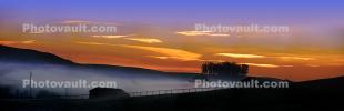 Early Morning Sunrise, sunsight, clouds, fog, Hills, CNCD04_081
