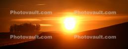 Early Morning Sunrise, sunsight, clouds, fog, Hills, barn, CNCD04_095