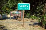 Welcome to Capay Valley signage, sign, Capay Valley, Yolo County, CNCD04_231