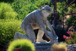 Gold Rush era miner, Old Town Auburn, prospector, landmark, sculpture, statue, roadside, CNCD04_249