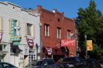 The California Bar, brick building, cars, Old Town, CNCD04_269