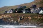 Houses, Homes, buildings, Cliff, Ocean, Dillon Beach, CNCD06_123