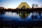 Ziggurat Pyramid, Sacramento River, Evening Sunset, CNCV06P03_19