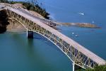 Rockpile Road Bridge, Lake Sonoma, Sonoma County, Deck truss bridge