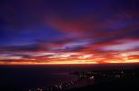 Sunset over Stinson Beach, Bolinas, Marin County, CNCV07P14_04