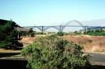 Yaquina Bay Bridge, Newport, US Highway 101, Lincoln County, Oregon, Steel through arch bridge, Landmark, CNOV01P01_06