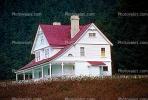 Lighthouse Keepers Home, Heceta Head Lighthouse, Oregon, West Coast, Pacific Ocean, CNOV01P02_18.1733