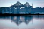 Conde Balcom McCullough Memorial Bridge, US Highway 101, North Bend, Coos Bay, Coos County, Oregon, Truss Bridge, CNOV01P11_12.1733