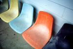 Chairs, Colorful, Sidewalk, North Bend, CNOV01P14_13