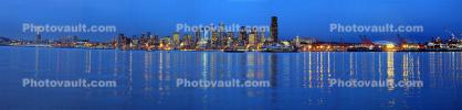 Seattle, Panorama, Twilight, Dusk, Dawn, CNTD01_098