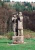 Lewis and Clark Expedition Campsite, statue, roadside, CNTV01P08_09B