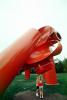 Olympic Iliad, Outdoor Art Installments, red Sculpture, CNTV02P03_05