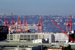 Harbor Cranes, buildings, freeway, Seattle, CNTV02P04_16