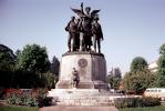 World War I Memorial Statue, Washington State Capitol, September 1966, 1960s, CNTV02P13_09