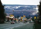 West Yellowstone, town, signs, motel, cars, automobiles, vehicles
