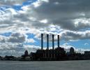 Brooklyn Navy Yard Cogeneration Station, Clouds, East River, CNYD01_104