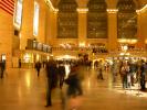 Passengers, interior, Grand Central Station, midtown Manhattan