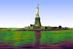 Statue Of Liberty, 1950s, CNYPCD1194_004B