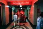 Observation Floor, welcome neon sign, Empire State Building, New York City, CNYV02P01_09