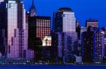 World Trade Center, Two World Financial Center, New York City, Manhattan, Twilight, Dusk, Dawn, CNYV02P06_19