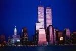World Trade Center, New York City, Manhattan, Twilight, Dusk, Dawn, CNYV02P07_04
