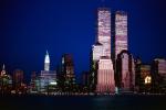 World Trade Center, New York City, Manhattan, Twilight, Dusk, Dawn, CNYV02P07_05