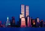 World Trade Center, New York City, Manhattan, Twilight, Dusk, Dawn, CNYV02P07_06.1734