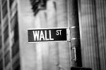 Wall Street, Sign, Manhattan, CNYV02P08_15BW